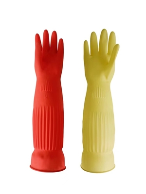 Πρόσθετα μακριά καθαρίζοντας γάντια 100G/Pair 45CM για τα πιάτα πλύσης