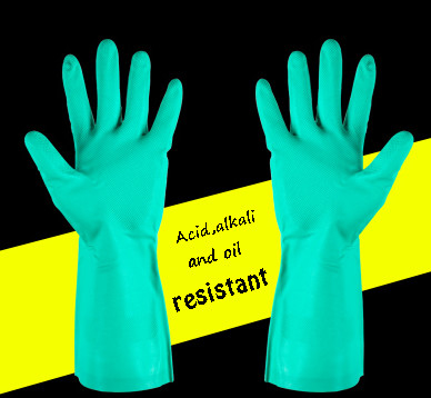 15 Mil Green Nitrile Χημειοθεραπεία Δοκιμασμένο Γάντι με Μανικέτα