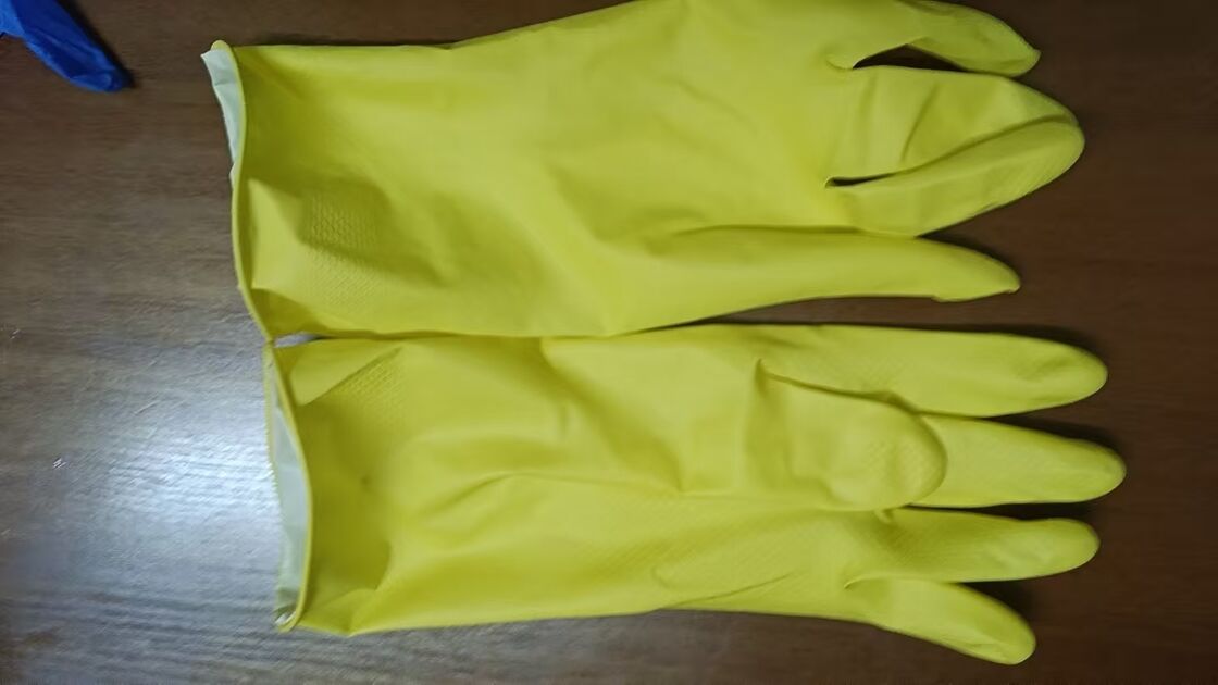 Ρολάρισμα αλεξιπτωτικών γάντι LATEX OEM παρέχοντας άνετη προστασία κατάλληλη για ιατρικές βιομηχανικές και επιστημονικές εφαρμογές
